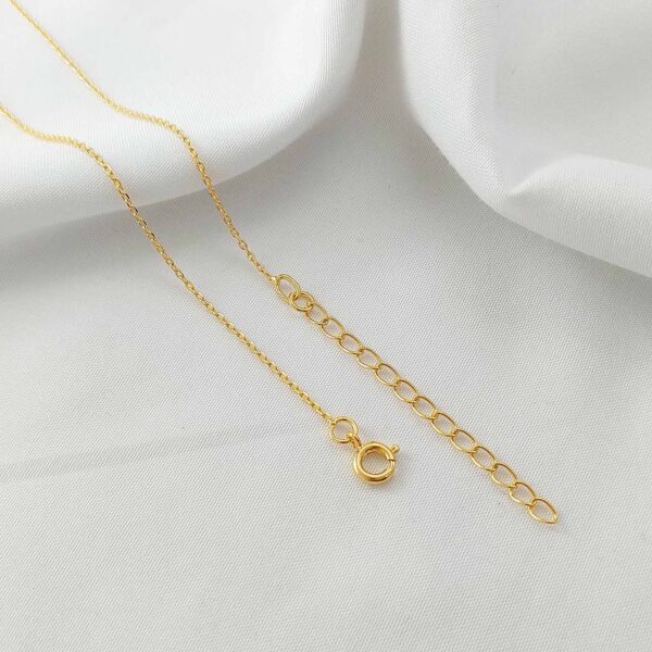 colar menina zircônias rubi dourado - Image 3